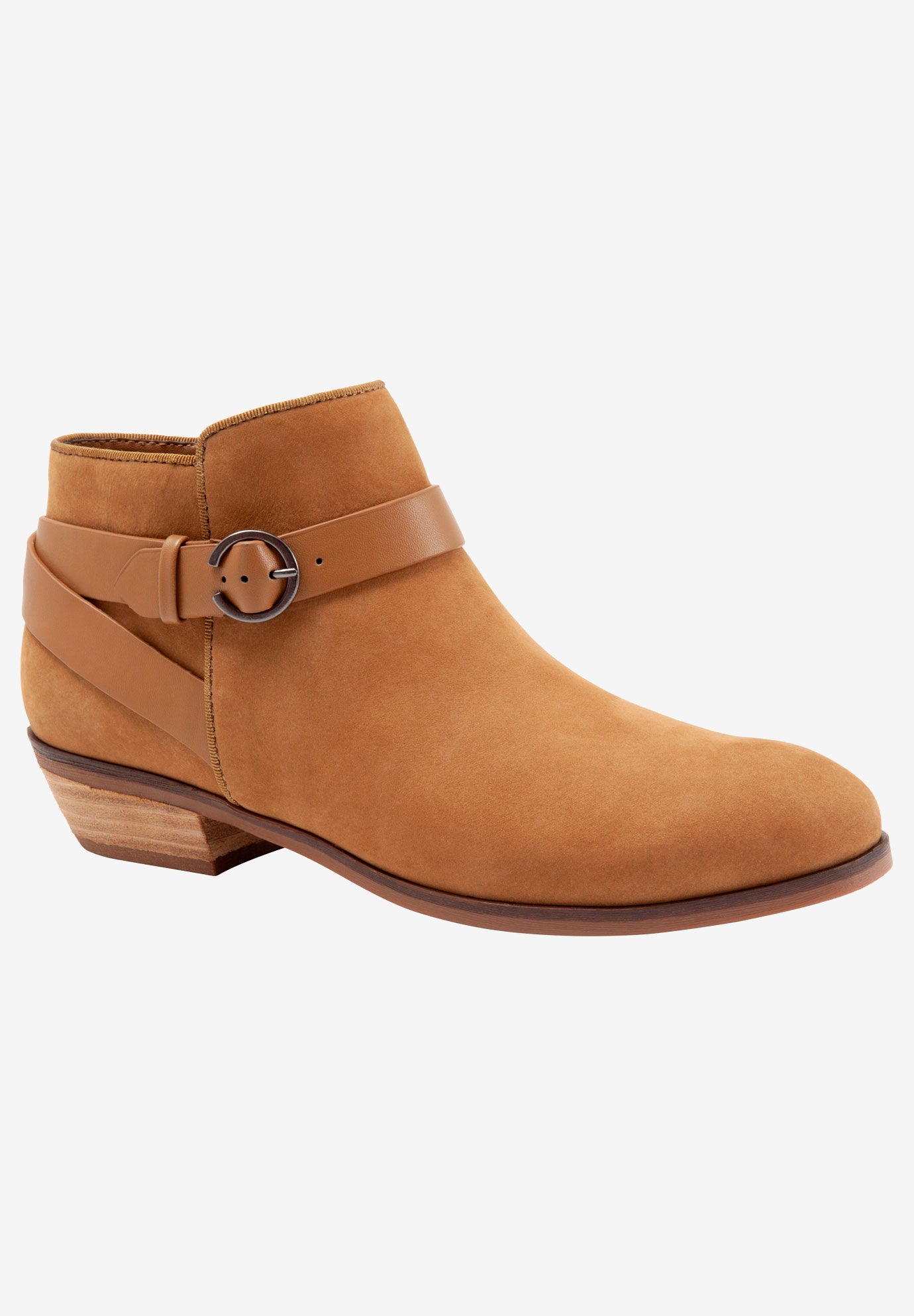 Raven Bootie by Softwalk&reg;, SAND NUBUCK, hi-res image number 0