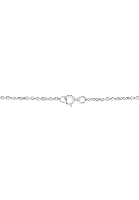 Sterling Silver Diamond Accent Cancer Zodiac Key Pendant Necklace, , alternate image number null