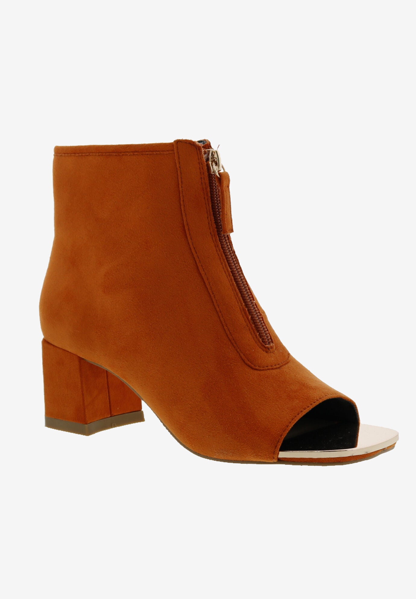 Jaded Bootie, ORANGE MICROSUEDE, hi-res image number 0