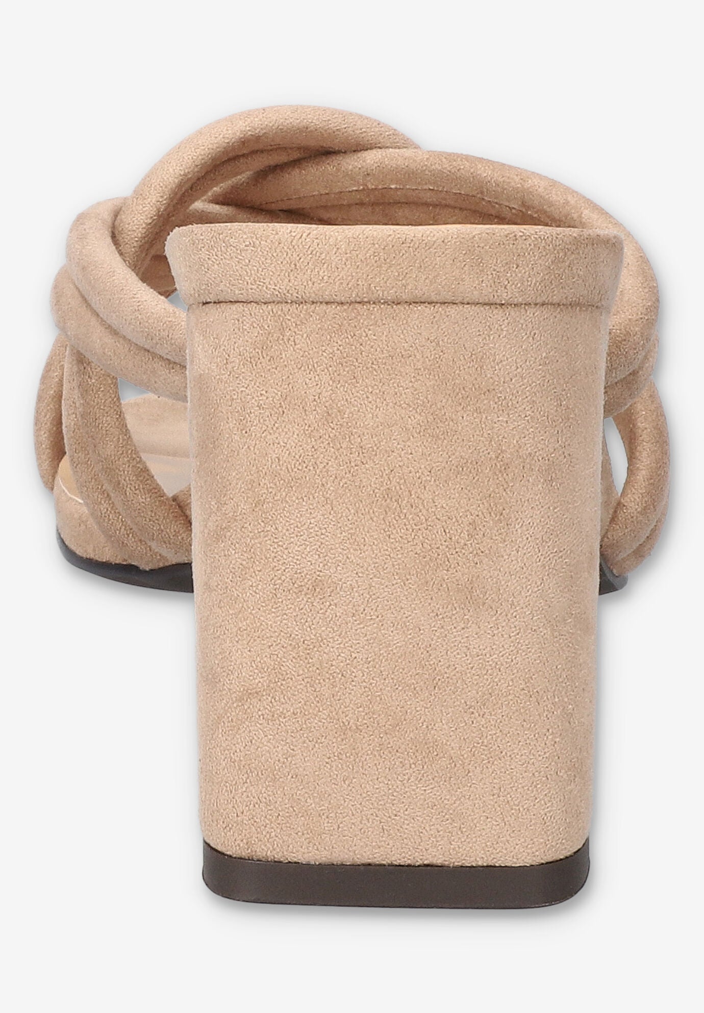 Carmen Heeled Sandal, ALMOND SUEDE, alternate image number 3