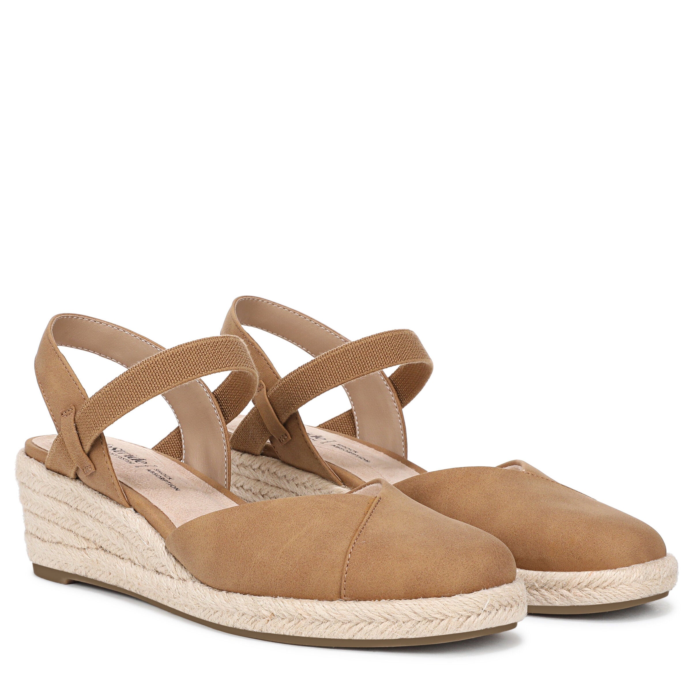 Pilar Wedge Sandal, TAN, alternate image number 2