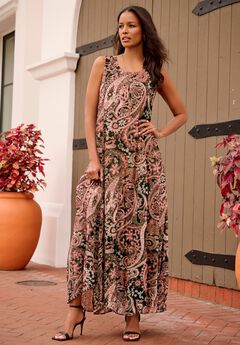 Hand-Crinkled Sleeveless Dress