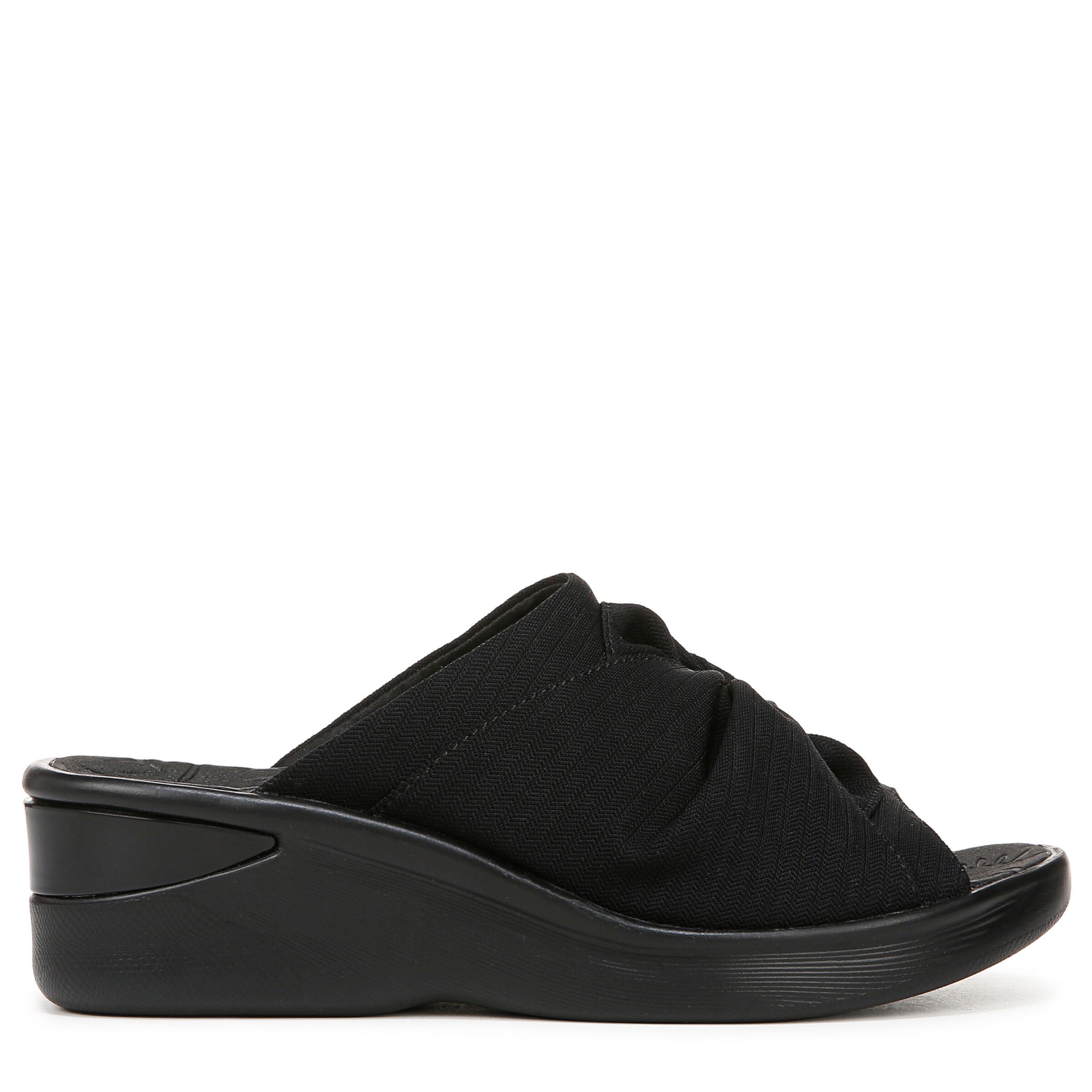 Smile 3 Sandal, BLACK STRETCH, alternate image number 3