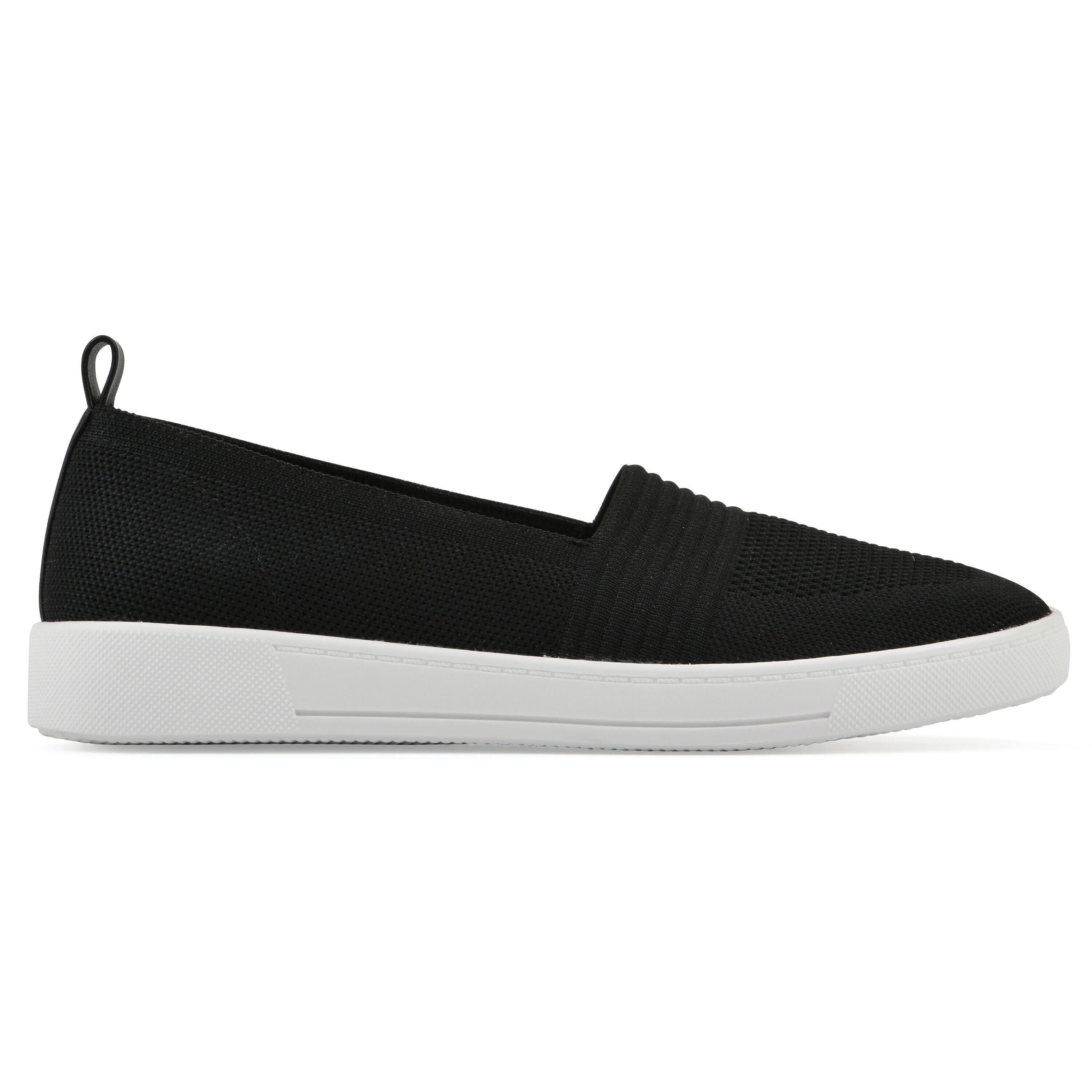 Upright Slip On Sneaker, BLACK FABRIC, alternate image number 2