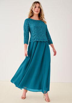 Plus Size Lace Wedding Guest Dresses