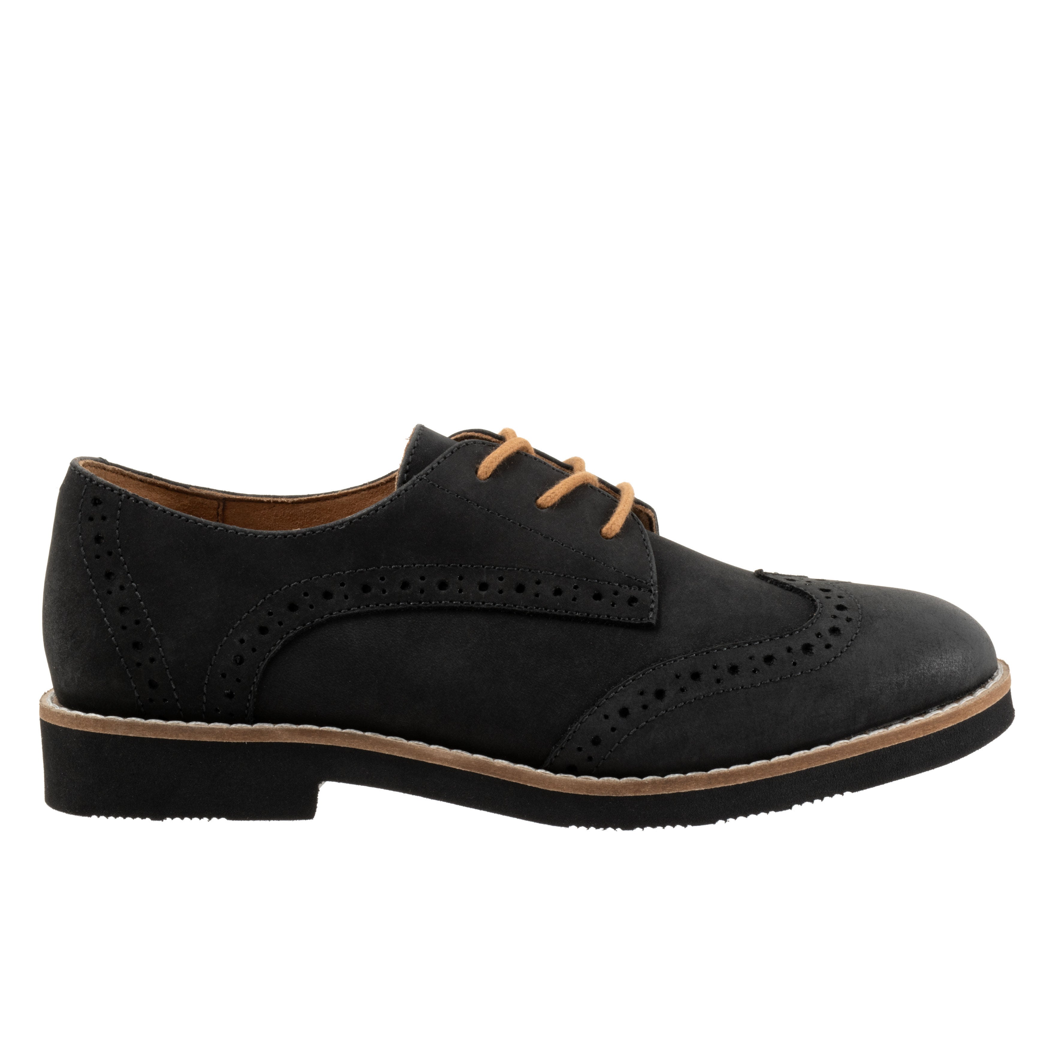 Willet Flat, DARK BLACK NUBUCK, alternate image number 4