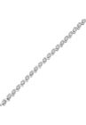 Sterling Silver Diamond Spiral Wave Curvedlink Tennis Bracelet, , alternate image number null