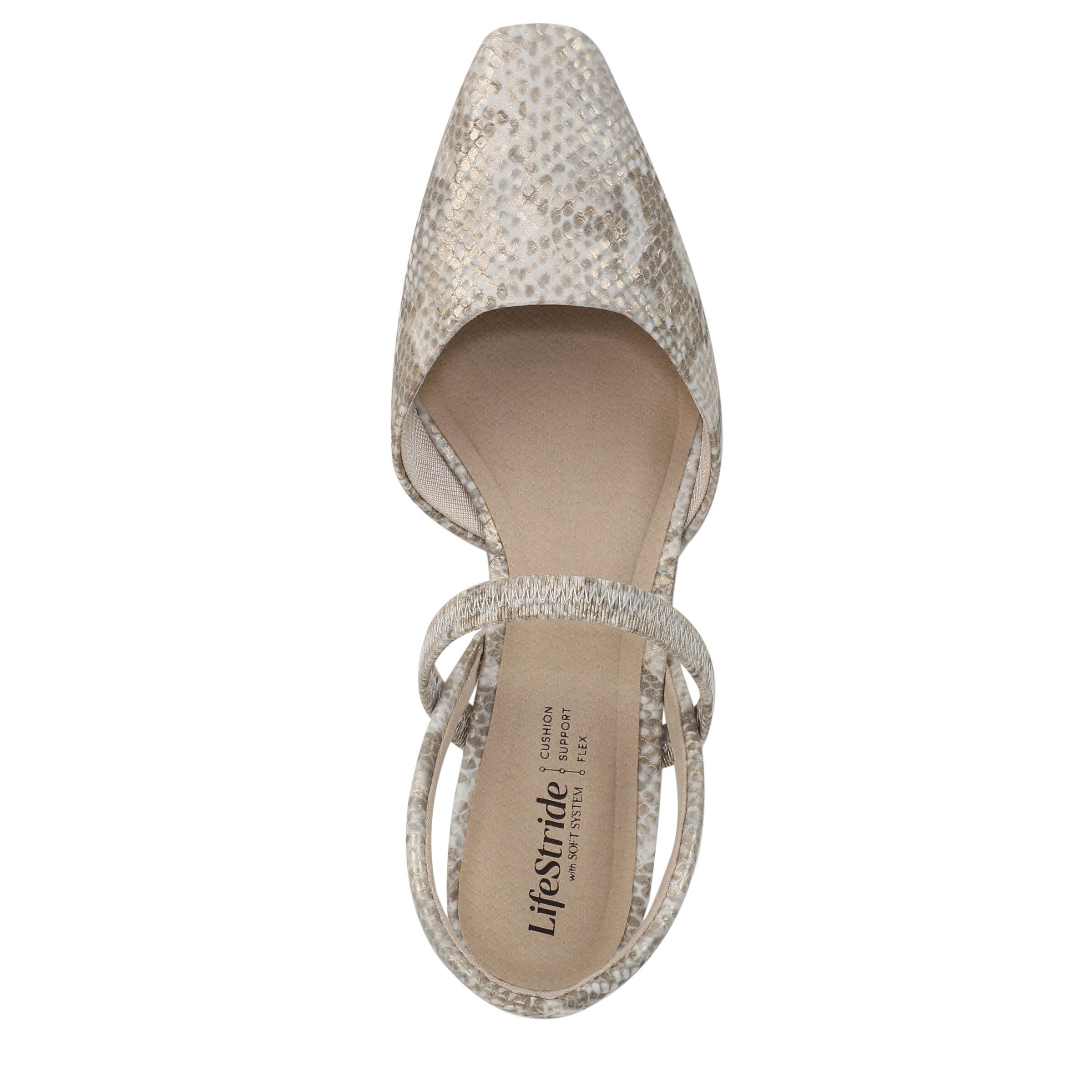 Lainey Strappy Sandal, BONE MULTI, alternate image number 6