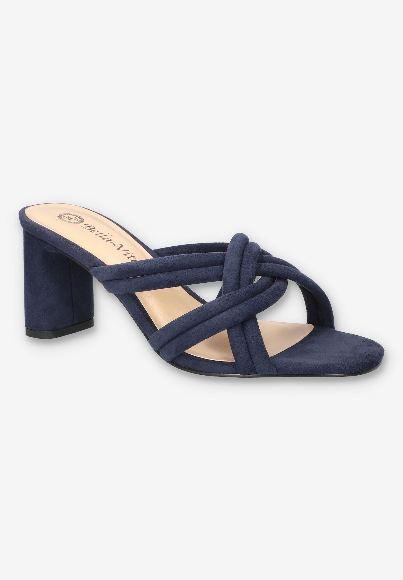 Carmen Heeled Sandal, NAVY SUEDE, hi-res image number 0