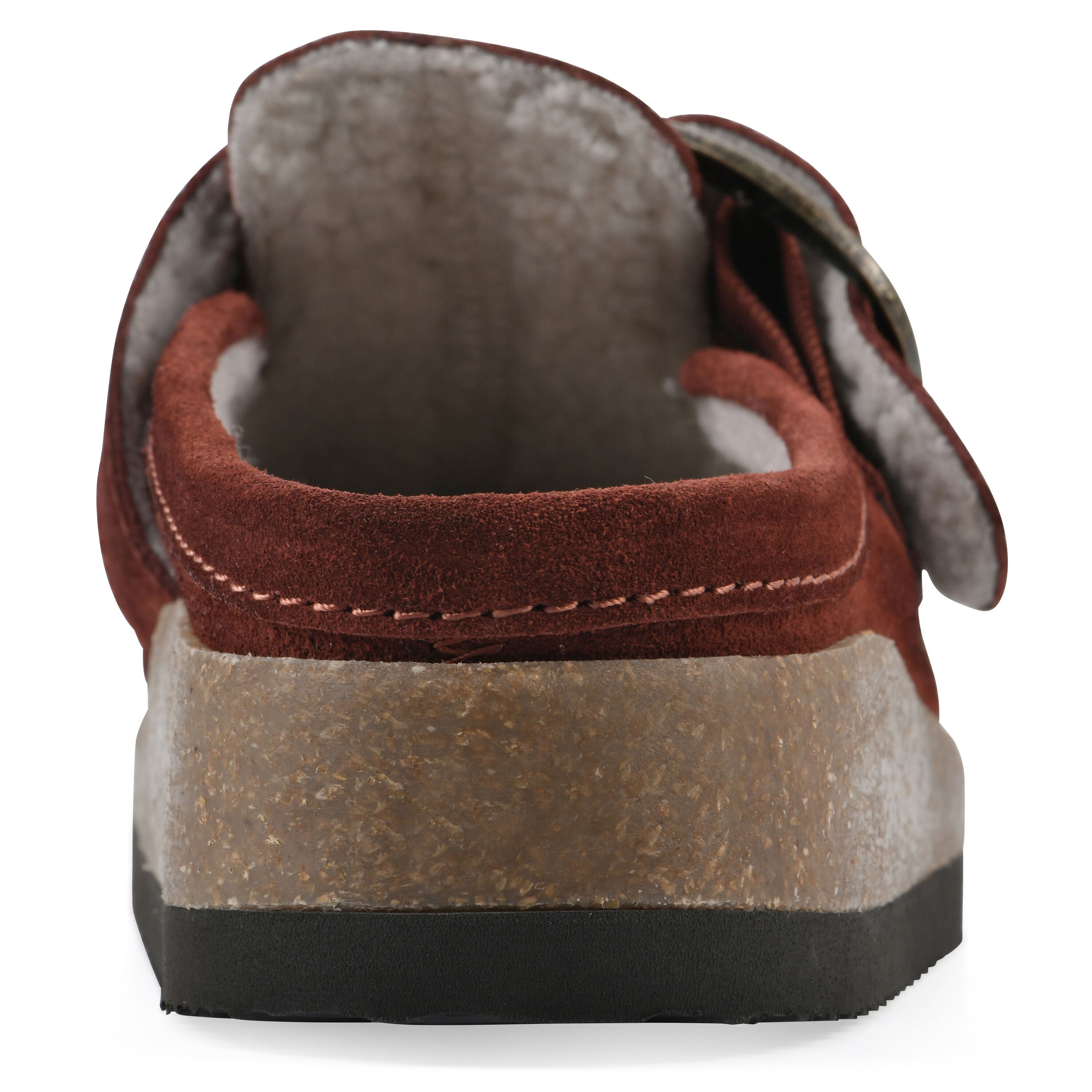 Bueno Footbeds Clog, RUST SUEDE FF, on-hover image number 1