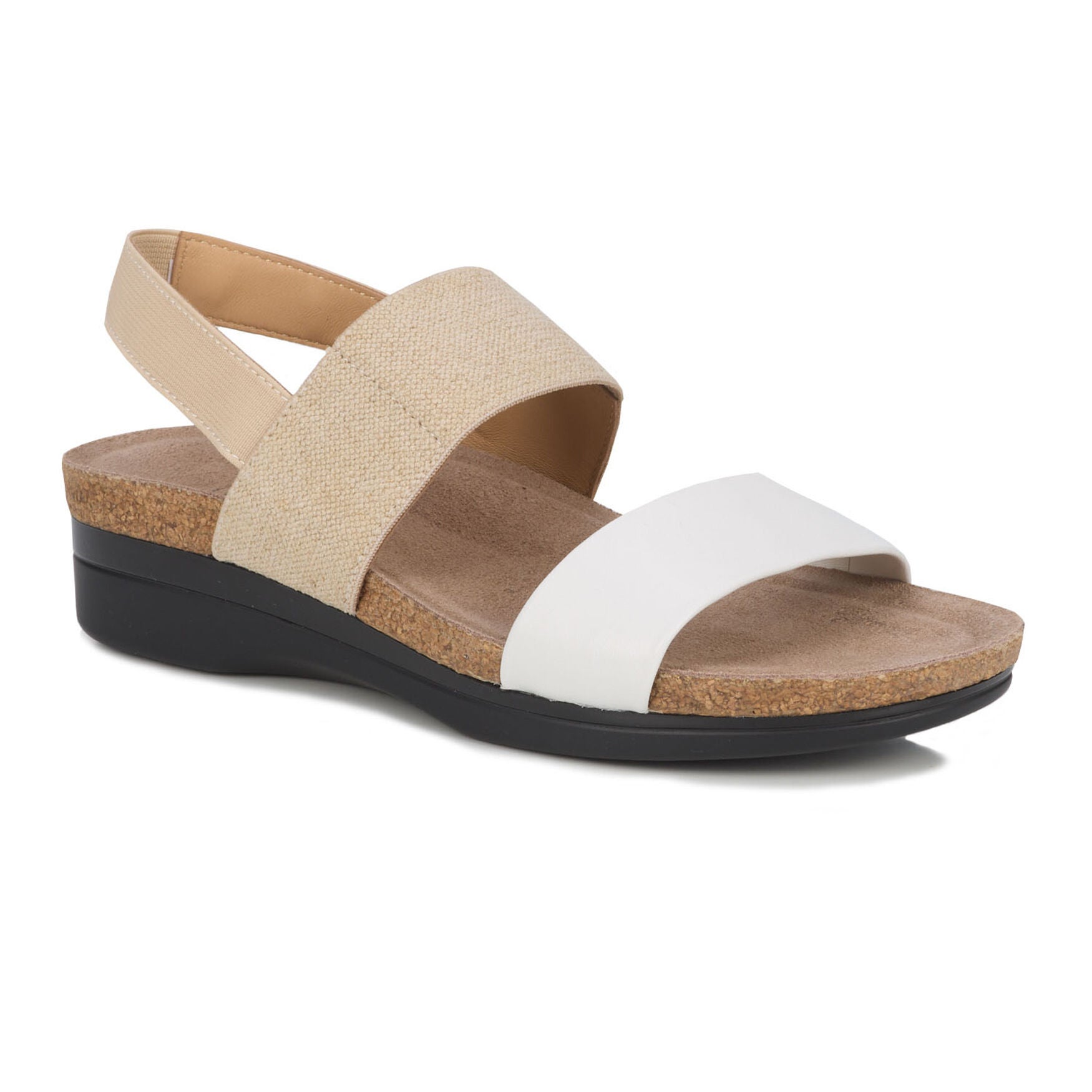 Maeve Stretch Strap Sandal, NATURAL WHITE, hi-res image number 0
