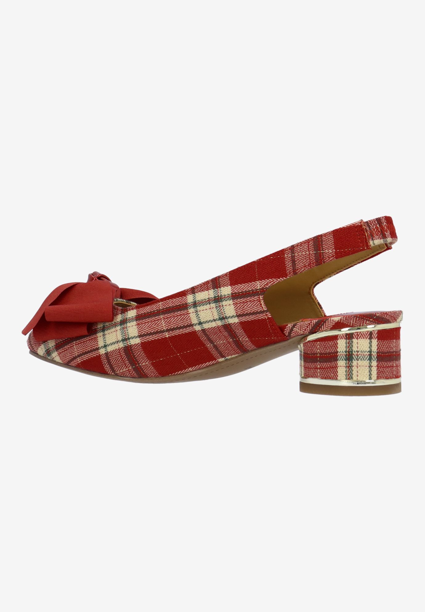 Lazule Slingback Pump, RED, alternate image number 5