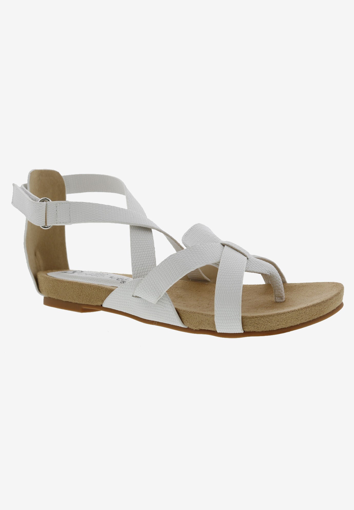 Nobu Sandal, WHITE PEBBLED, hi-res image number 0