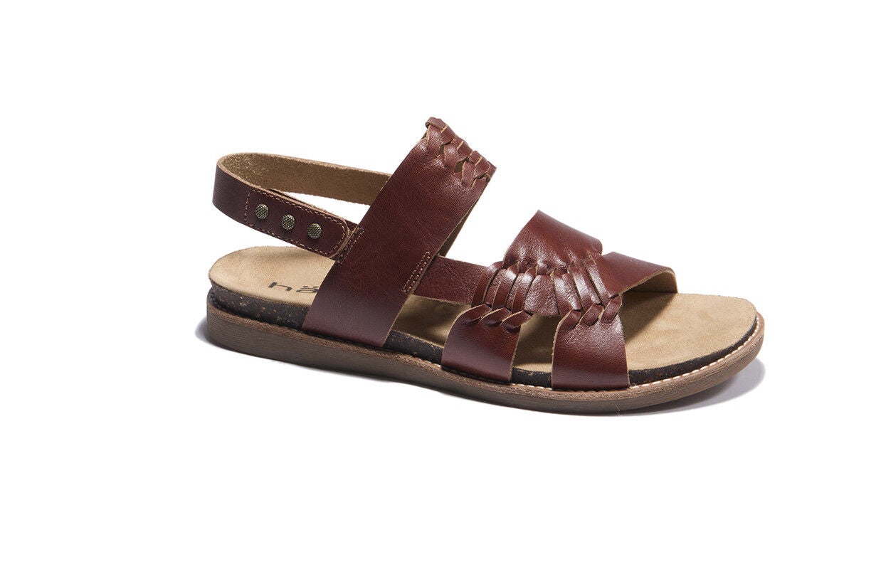 Bella Cork Bottom Sandal, COGNAC, alternate image number 2