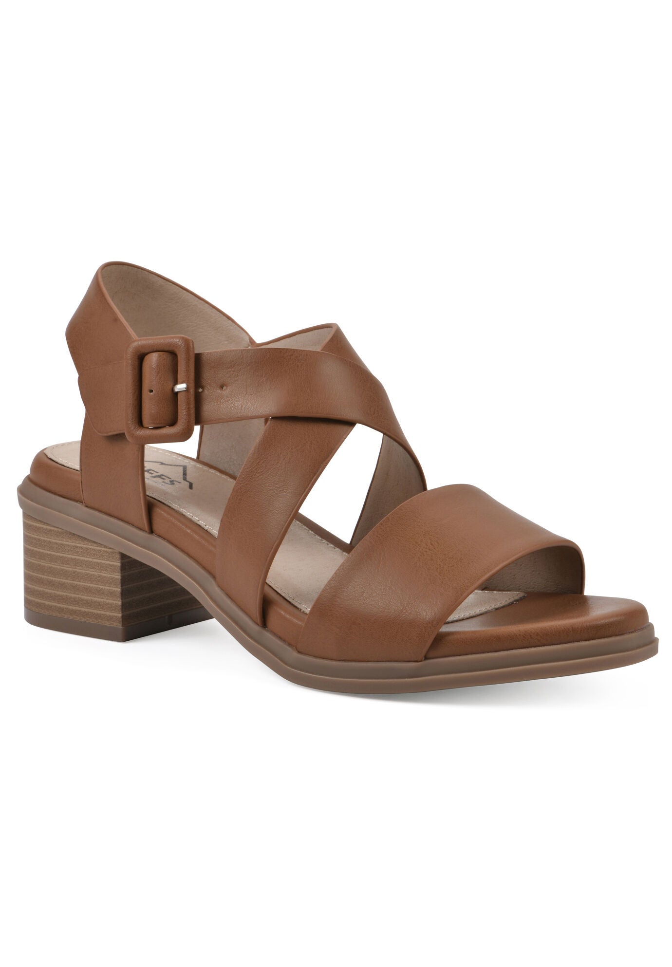 Cordovan Dressy Sandal, WHISKEY BURNISHED SMOOTH, hi-res image number 0