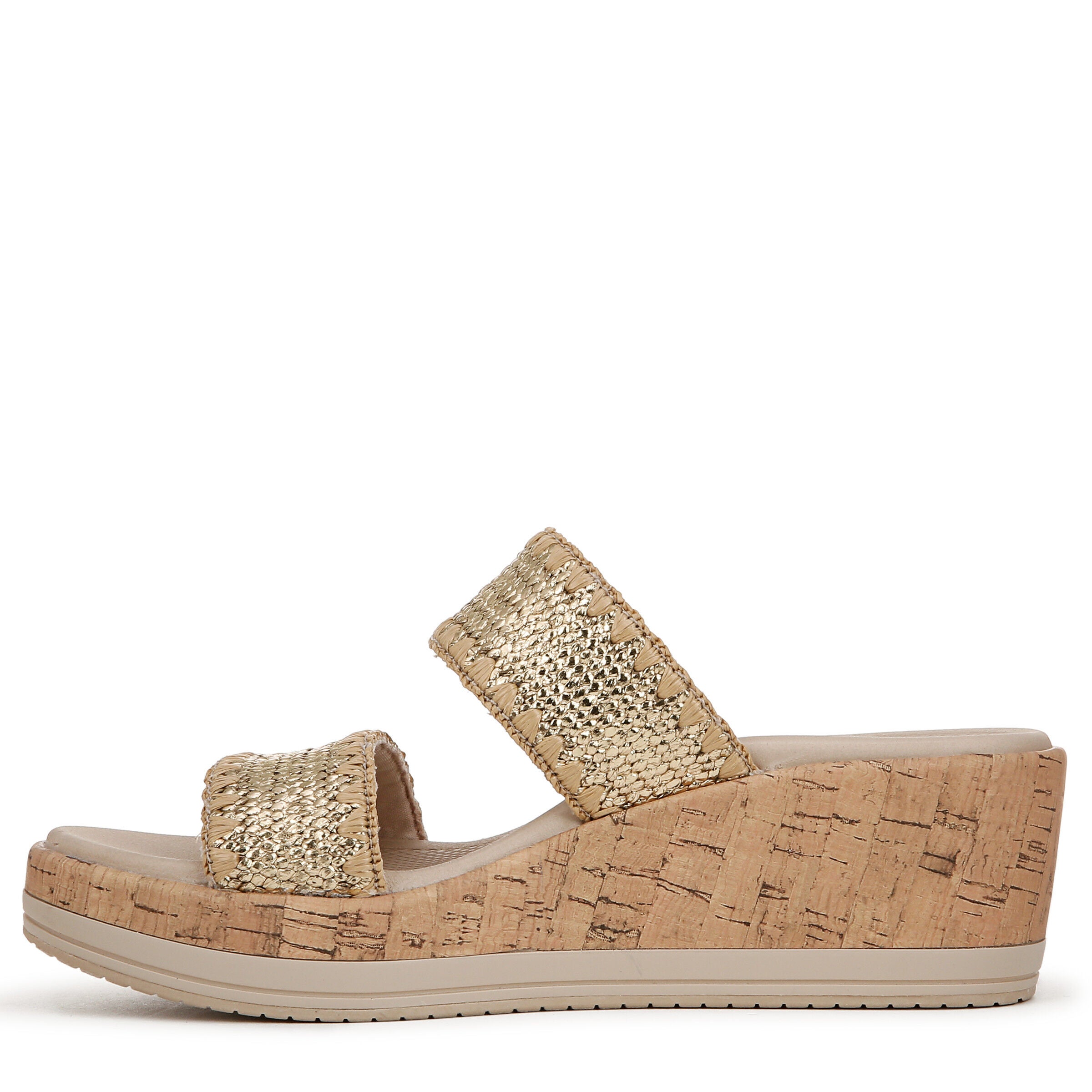 Resort Wedge Sandal, GOLD, alternate image number 5