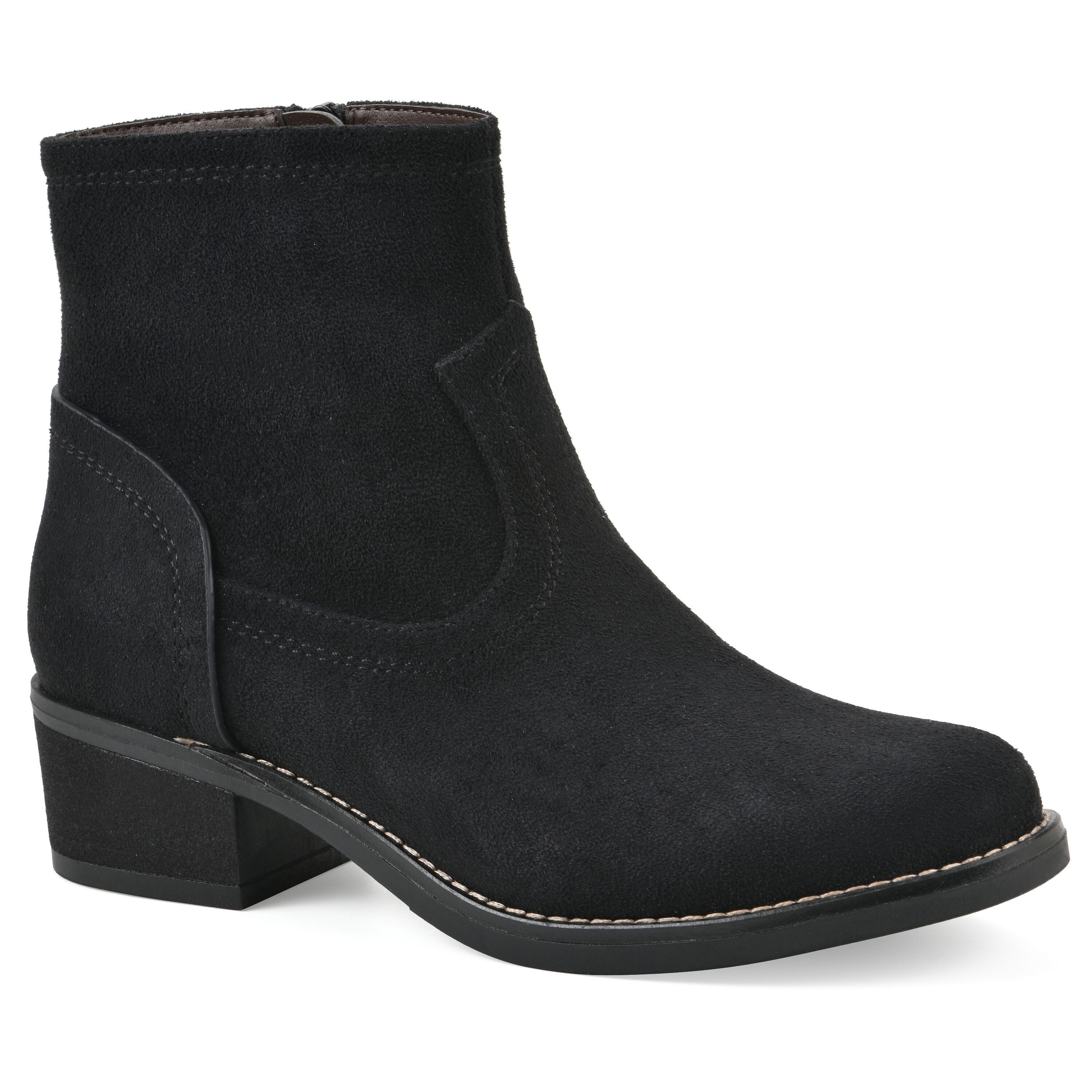 Meringue Western Bootie, BLACK FABRIC, hi-res image number 0