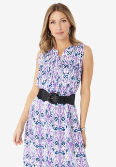 Braided Faux Leather Belt