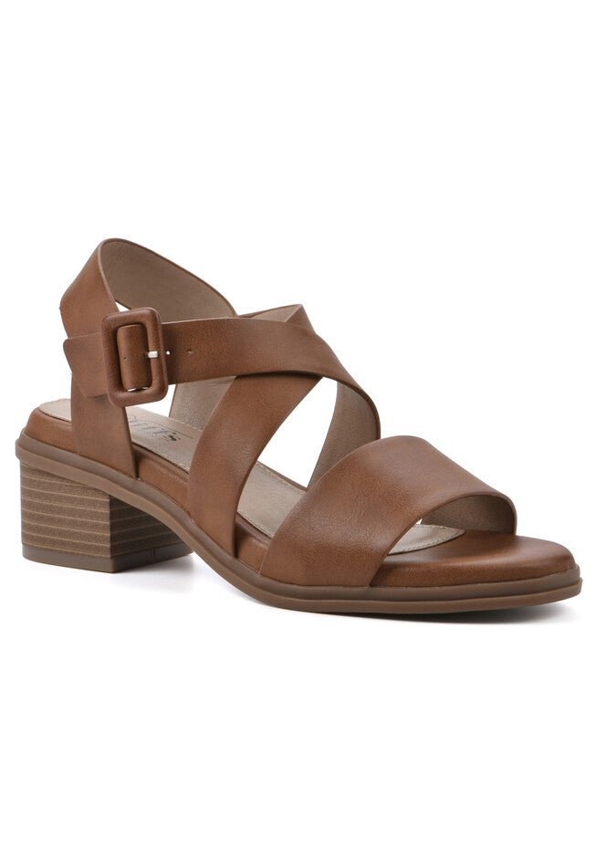 Cordovan Sandals, WHISKEY BURNISHED SMOOTH, hi-res image number null