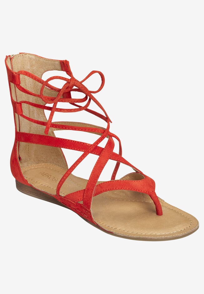 Scrapbook Sandal by Aerosoles®, ORANGE SUEDE, hi-res image number null