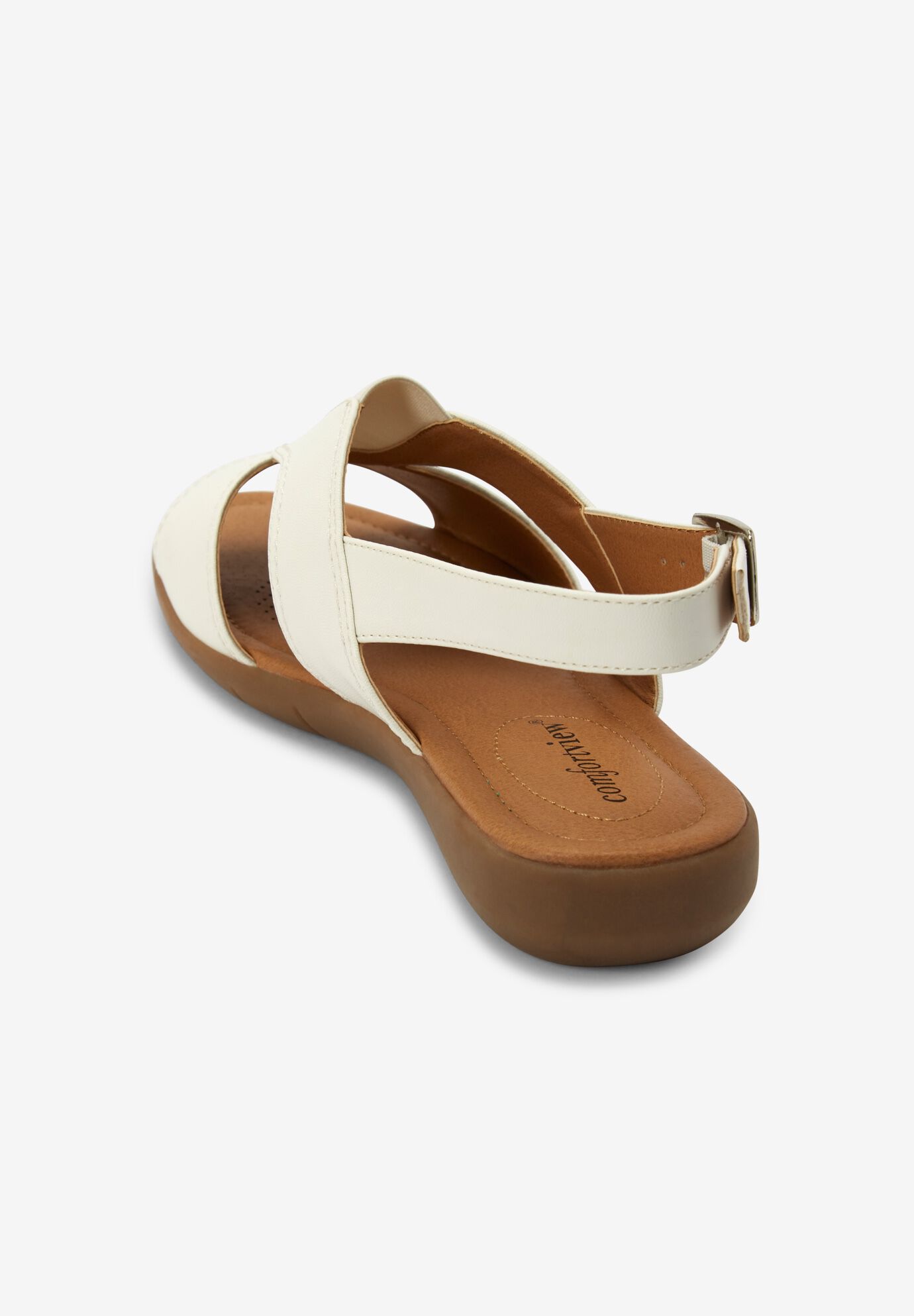 woman within wide sandals