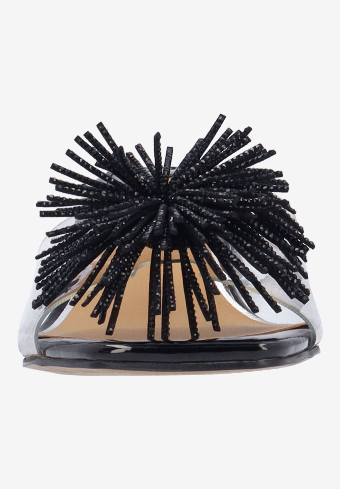 Ozara Slip-On Sandal, CLEAR BLACK, alternate image number 3