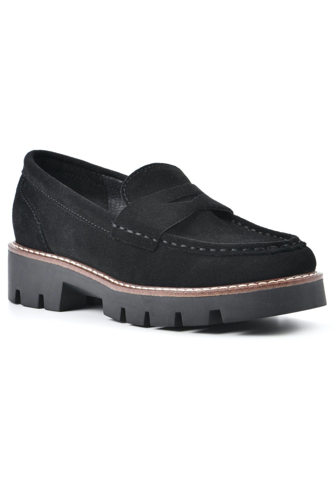 Gunner Loafers, BLACK SUEDE, hi-res image number 0