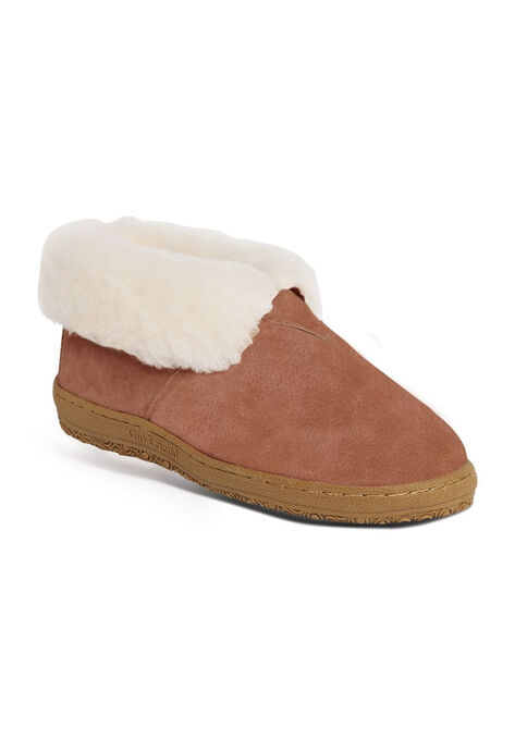 Bootee-Medium Width Flats And Slip Ons, CHESTNUT, hi-res image number null