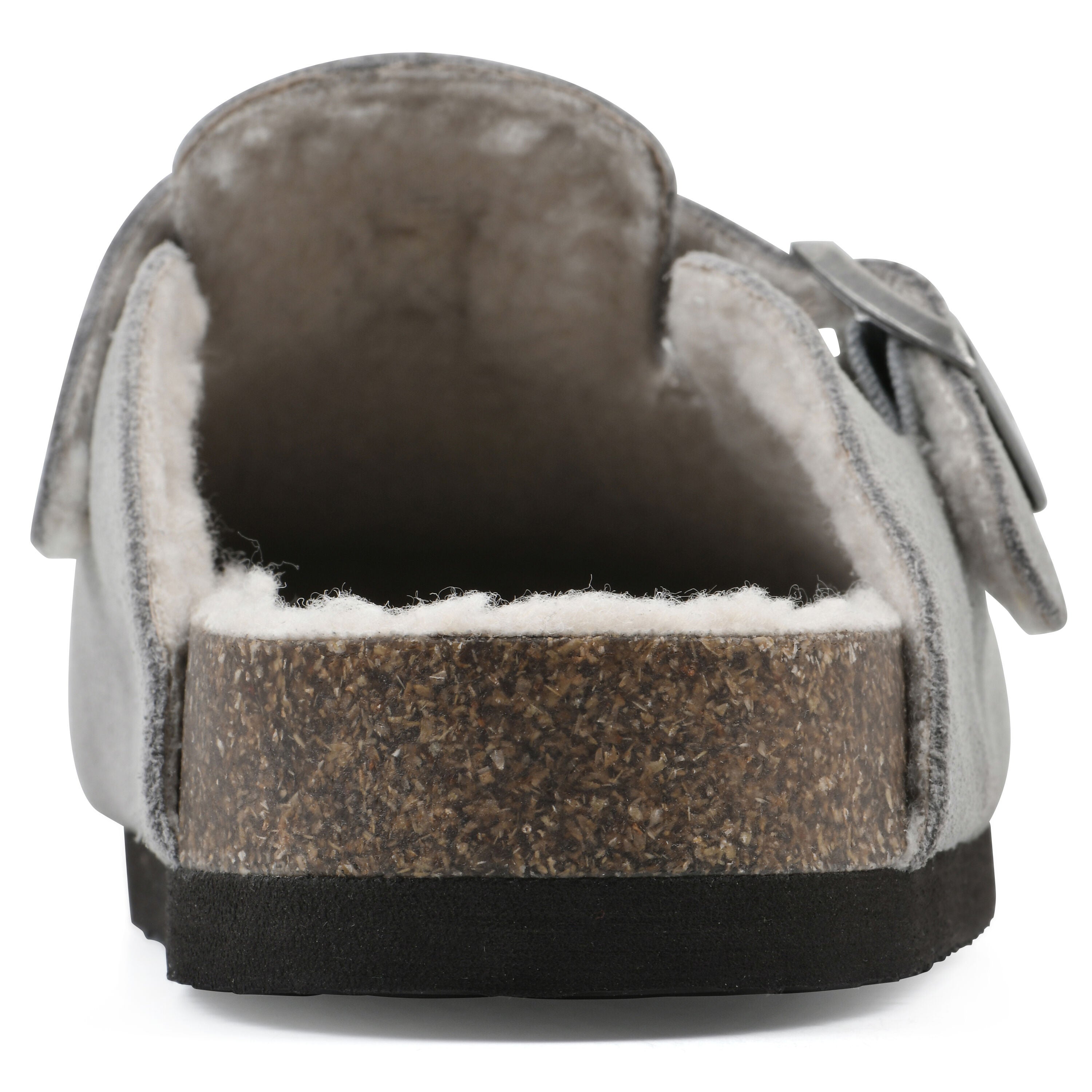 Bari Footbeds Clog, LIGHT GREY SUEDE, on-hover image number 1