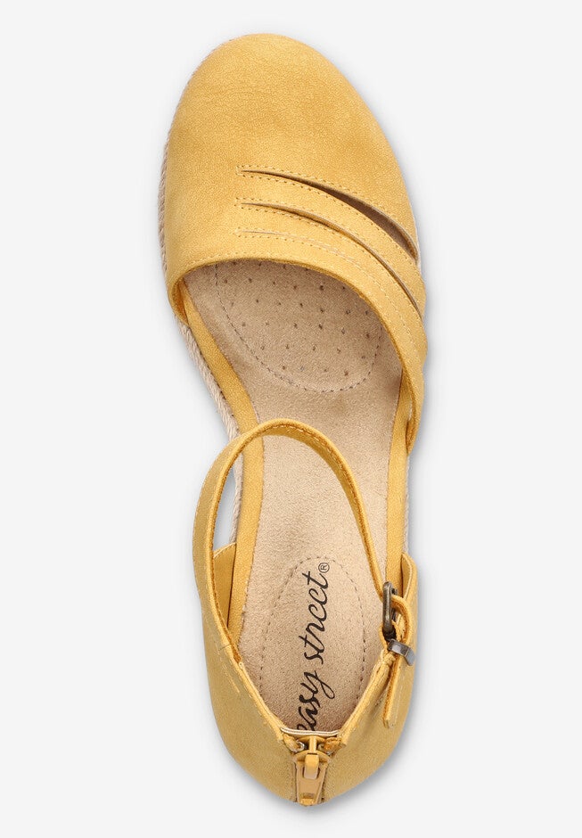 Daytona Espadrille Wedge, YELLOW, alternate image number 6