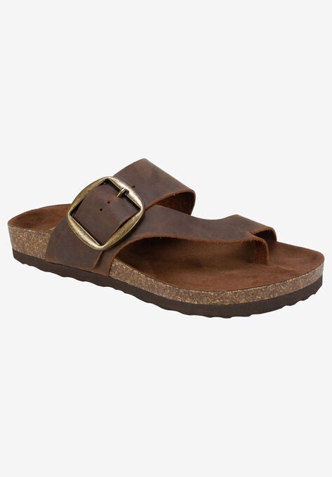 Harley Sandal , BROWN LEATHER, hi-res image number null