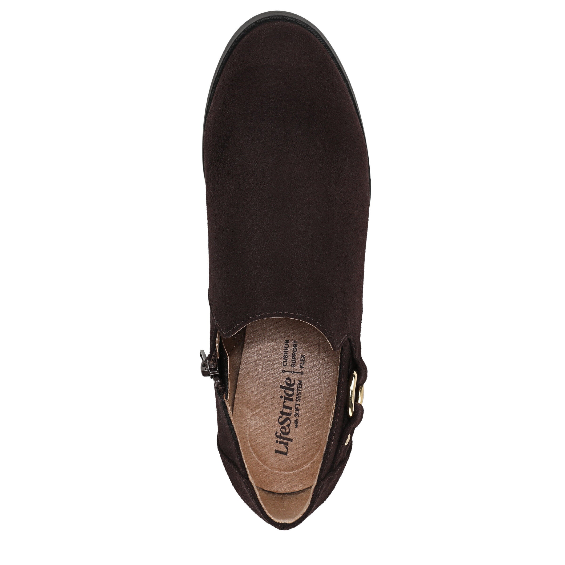 Brianna Ankle Bootie, DARK CHOCOLATE, alternate image number 6