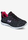 The Summits Quick Getaway Sneaker, BLACK PINK WIDE, hi-res image number null