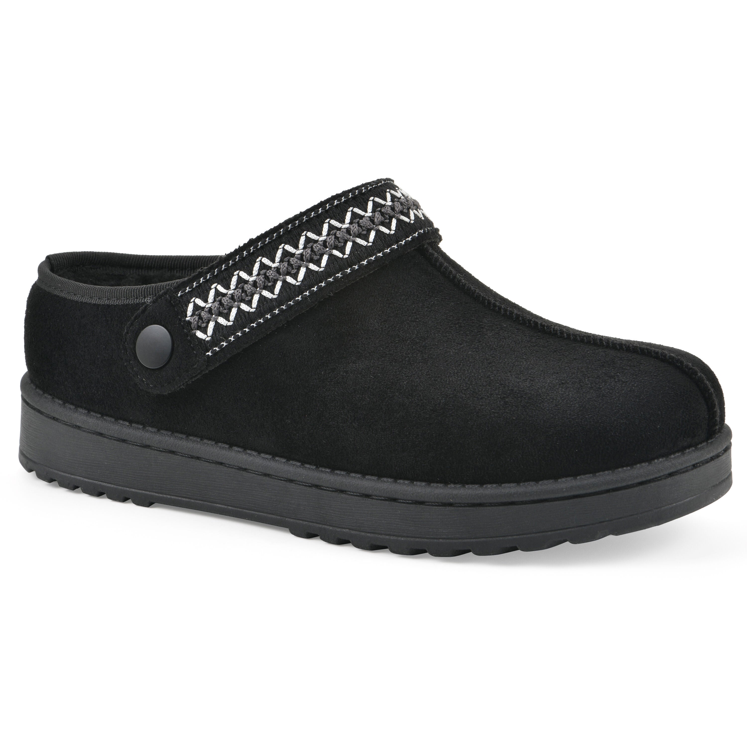 Incast Faux Fur-Lined Clog, BLACK FABRIC, hi-res image number 0