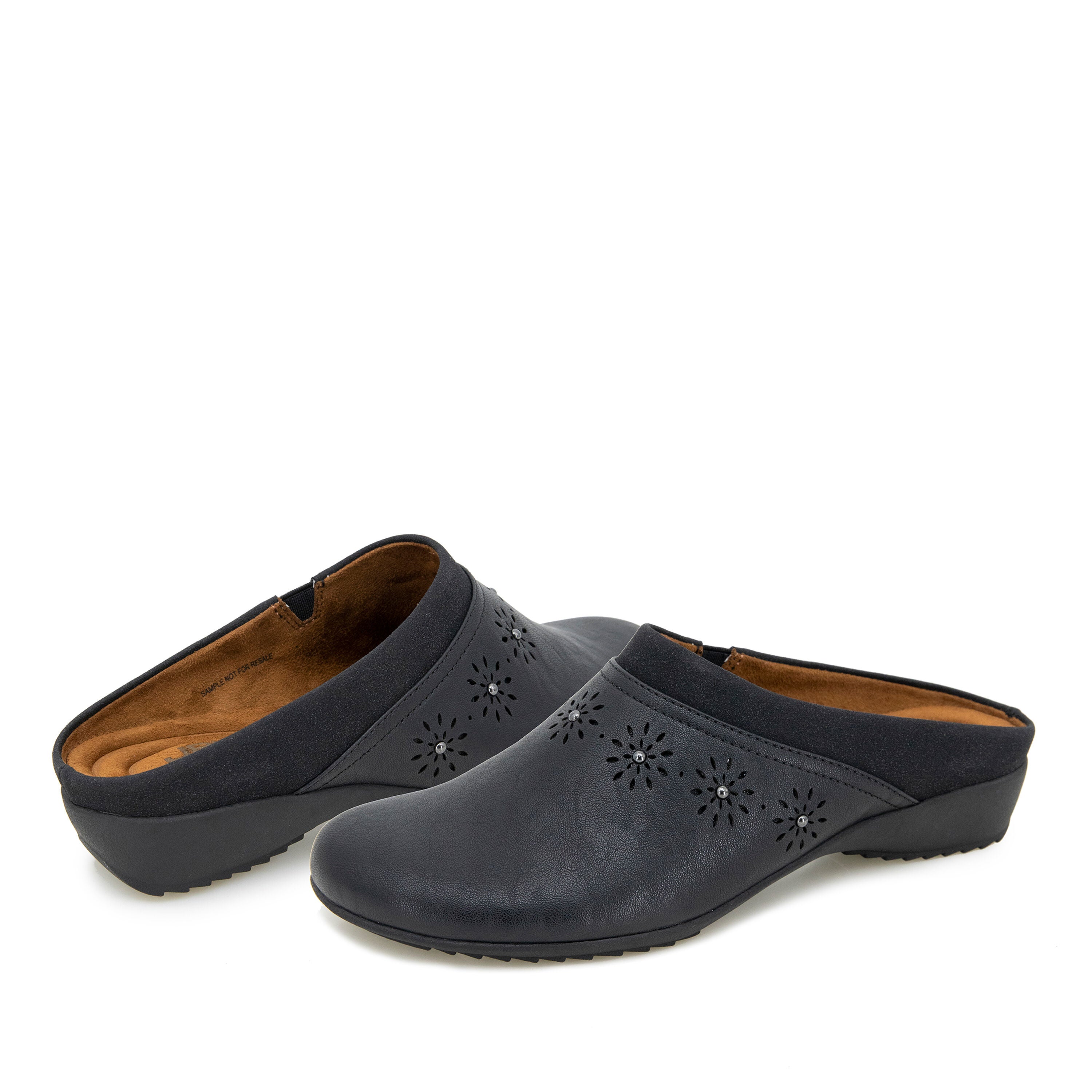 Vista Silp-On Mule, BLACK, alternate image number 7