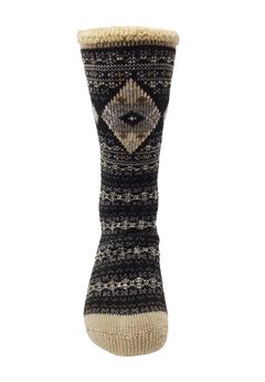Diamond Fairisle Thermal Socks