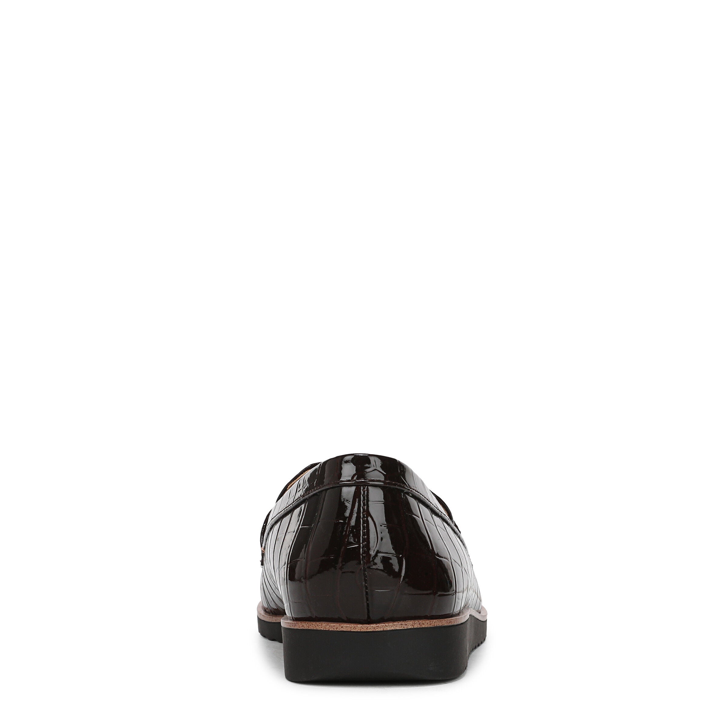 Zee Flat Loafer, DARK CHOCOLATE CROC, on-hover image number 1