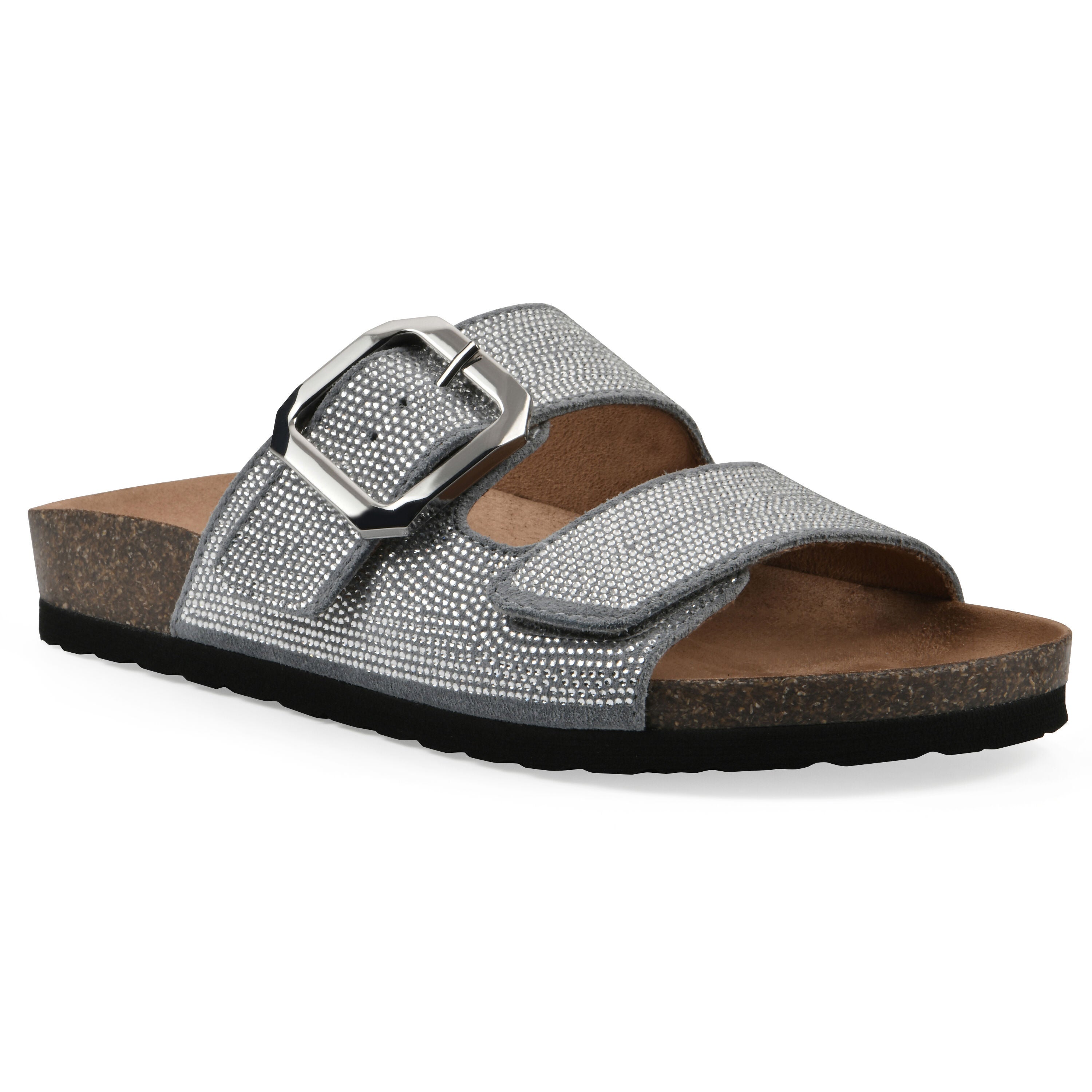 Granitas Footbeds Sandal, BLUE SUEDE, hi-res image number 0