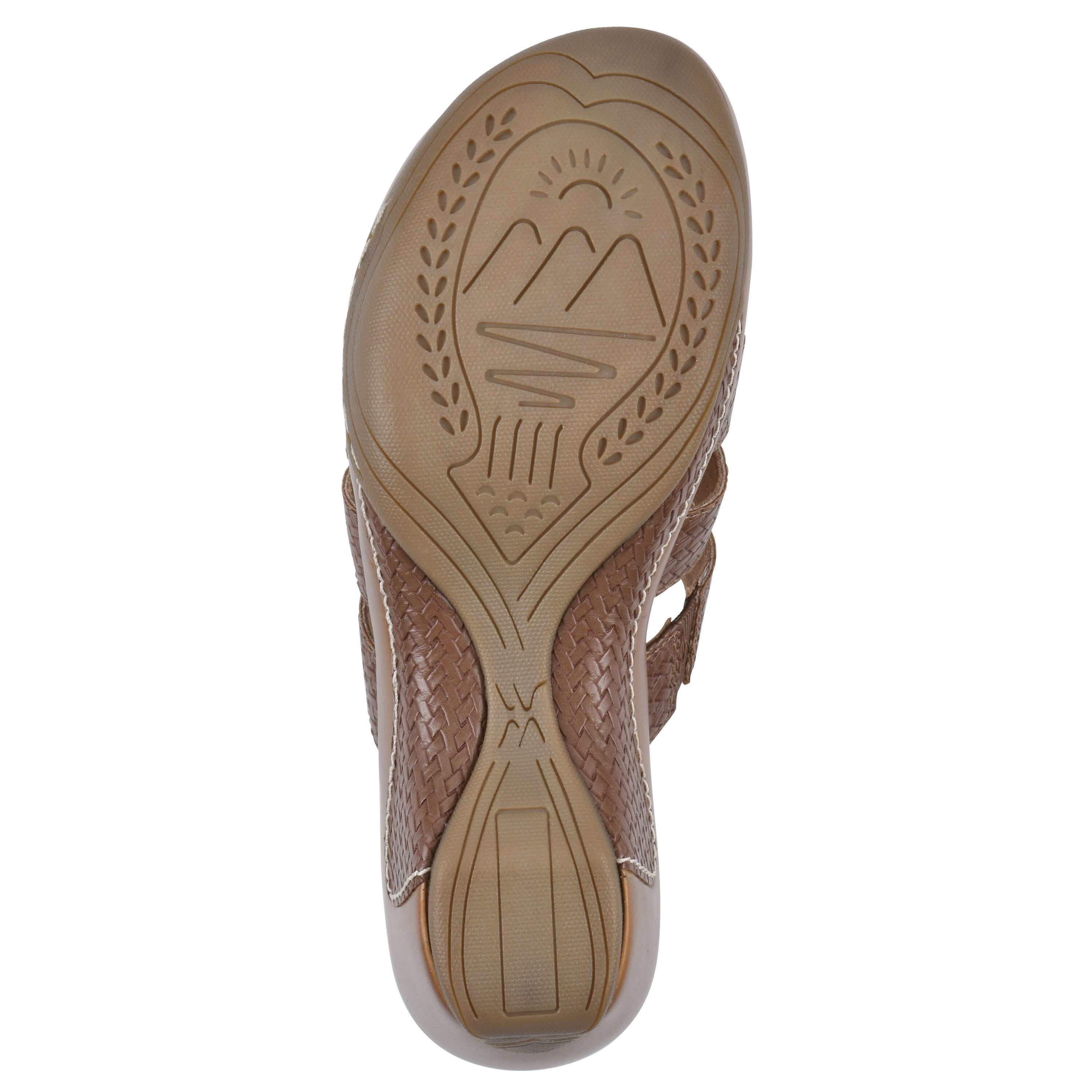 Valora Slip On Clog, BROWN WOVEN, alternate image number 5