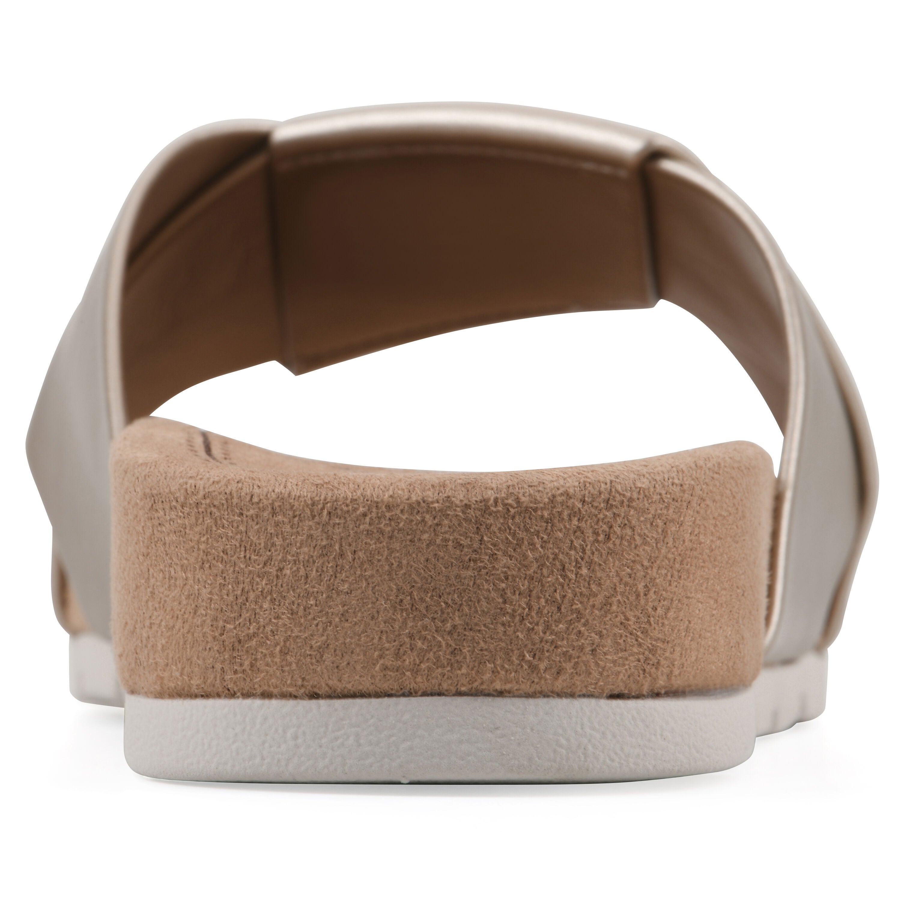 Tincie Slide Sandal, PALE GOLD METALLIC, on-hover image number 1