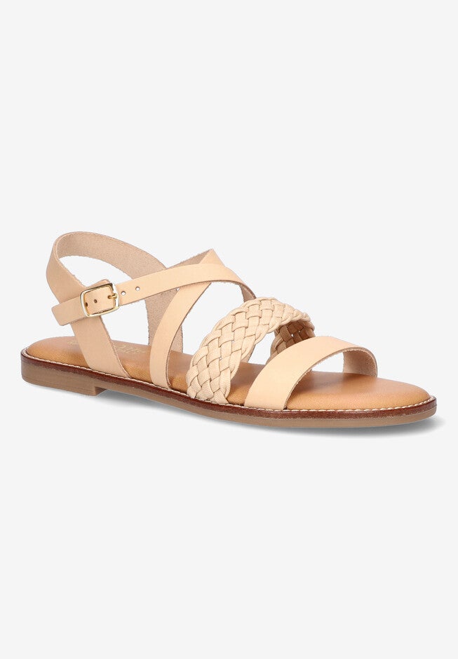 Ala-Italy Sandal, NATURAL LEATHER, hi-res image number 0