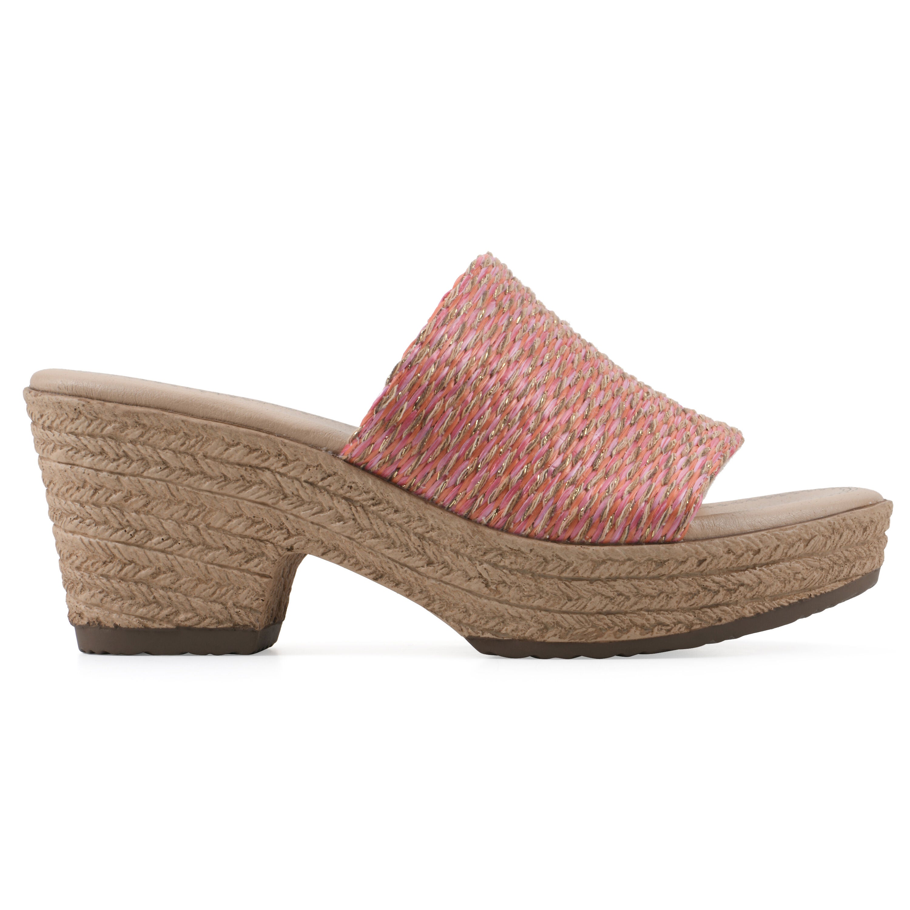 Biancia Wedge Sandal, MANGO METALLIC, alternate image number 2