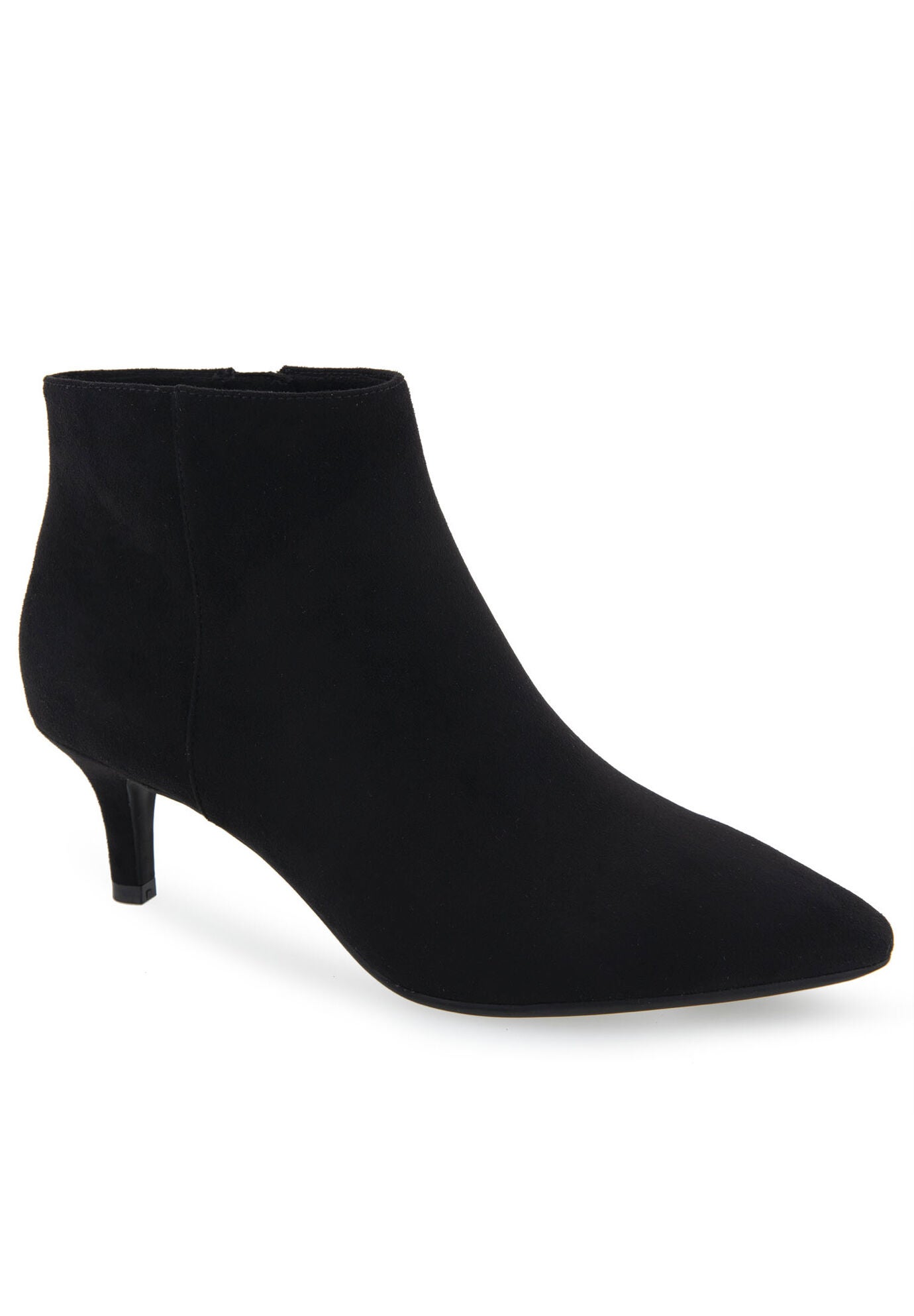 Edith Bootie, BLACK FAUX SUEDE, hi-res image number 0