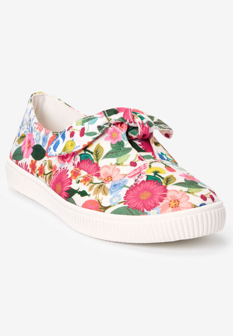 The Anzani Slip On Sneaker, GARDENIA FLORAL, hi-res image number null