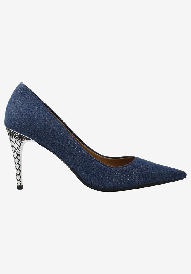Maressa Pump by J. Renee®, BLUE DENIM, hi-res image number null