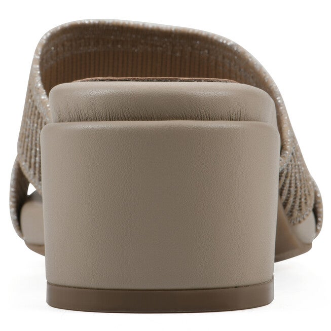 Milled Heeled Sandal, GOLD FABRIC, on-hover image number 1