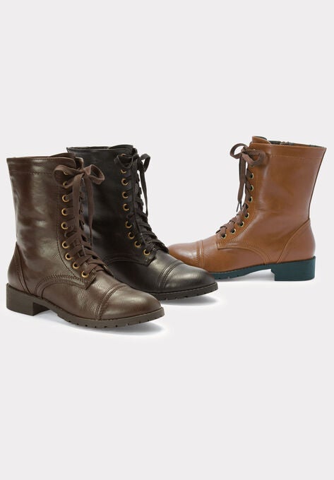The Britta Boot By Comfortview Plus Size Mid Calf Boots Woman