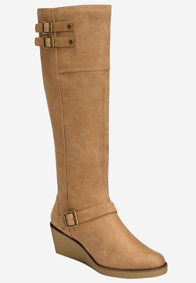 Robbins Egg Boot by A2 by Aerosoles®, TAN FABRIC, hi-res image number null