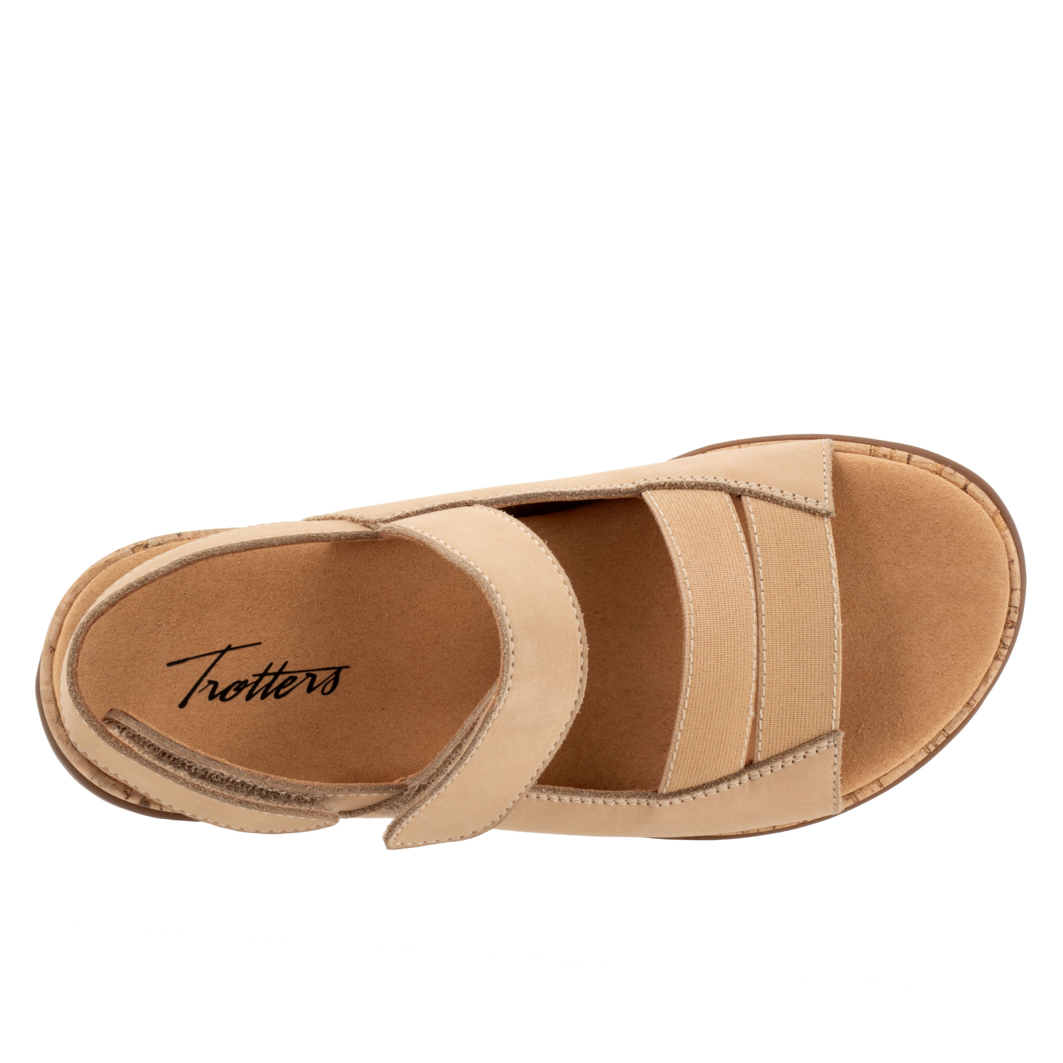 Gemini Sandal, BEIGE NUBUCK, alternate image number 3