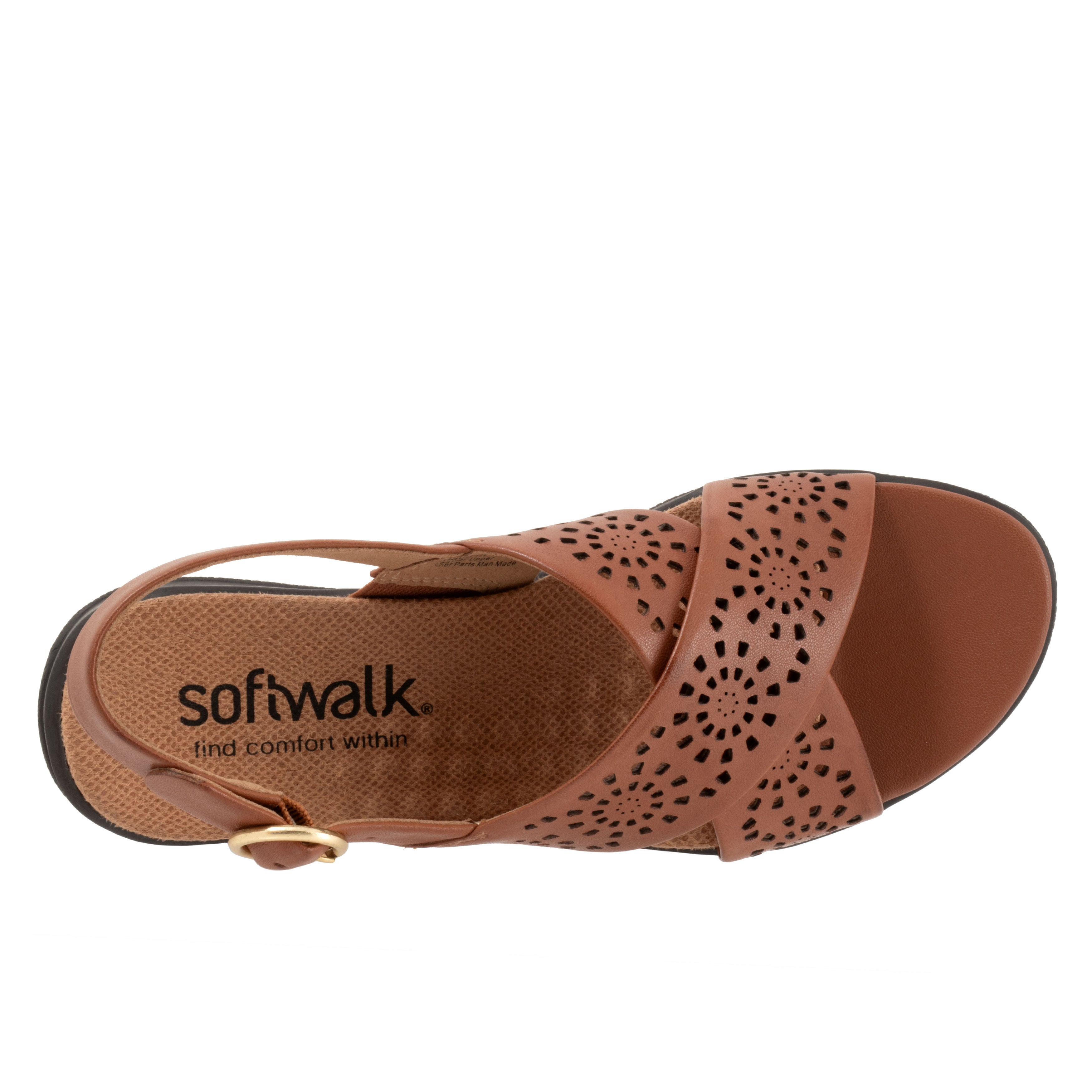 Tillman Sling Perf Sandal, LUGGAGE, alternate image number 3